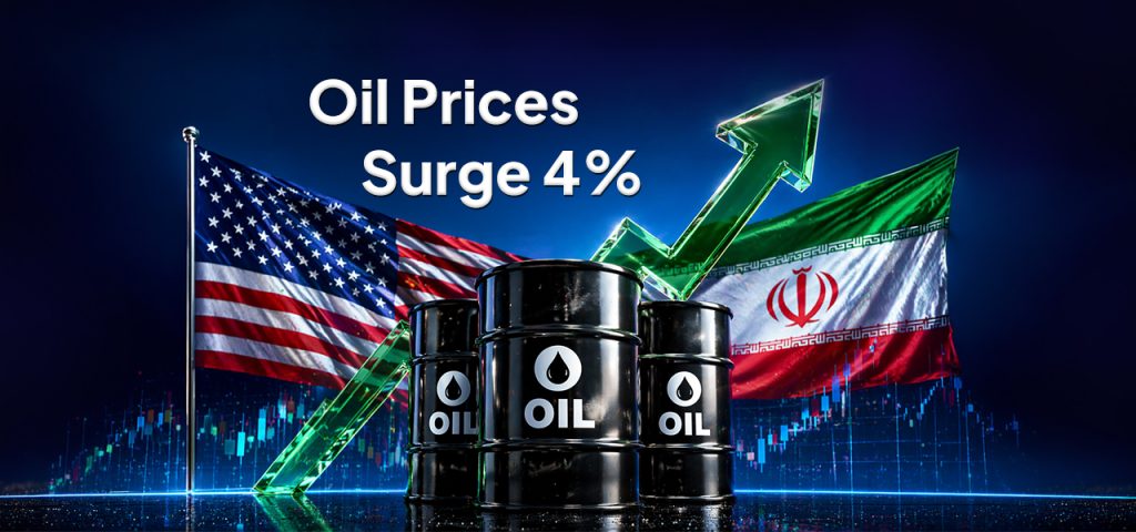 Giá dầu tăng mạnh 4% khi căng thẳng Mỹ – Iran leo thang trở lại, làm dấy lên lo ngại về nguồn cung